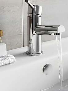 Plastic Bathroom Kitchen Basin Sink Overflow Cover Ring Insert Replacement, Chrome Hole Round Drain Cap, Basin Accessory Sink Basin Trim Overflow Cover Insert In Mesh Hole Round Caps Silver Tone - Multicolor - View 2