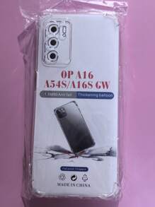 Transparent Four-Corner Anti-Fall Protective Case, Applicable For OPPO/OnePlus Series Smartphones, Transparent Four-Corner Anti-Fall Phone Case, Phone Case, Phone Protective Cover, Phone Shell, Phone Cover, Anti-Drop Phone Case, Transparent Phone Case, Minimalist Phone Case, Solid Color Phone Case, Transparent Phone Case, TPU Anti-Fall Phone Case (Military-Grade Anti-Drop)