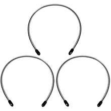 1件男女通用光滑后梳发带，户外运动时尚双马尾发带/永不掉漆金属头扣夹，适合男士长发、辫子和其他发型 - 大波浪休闲头饰、发带、发箍发箍发饰