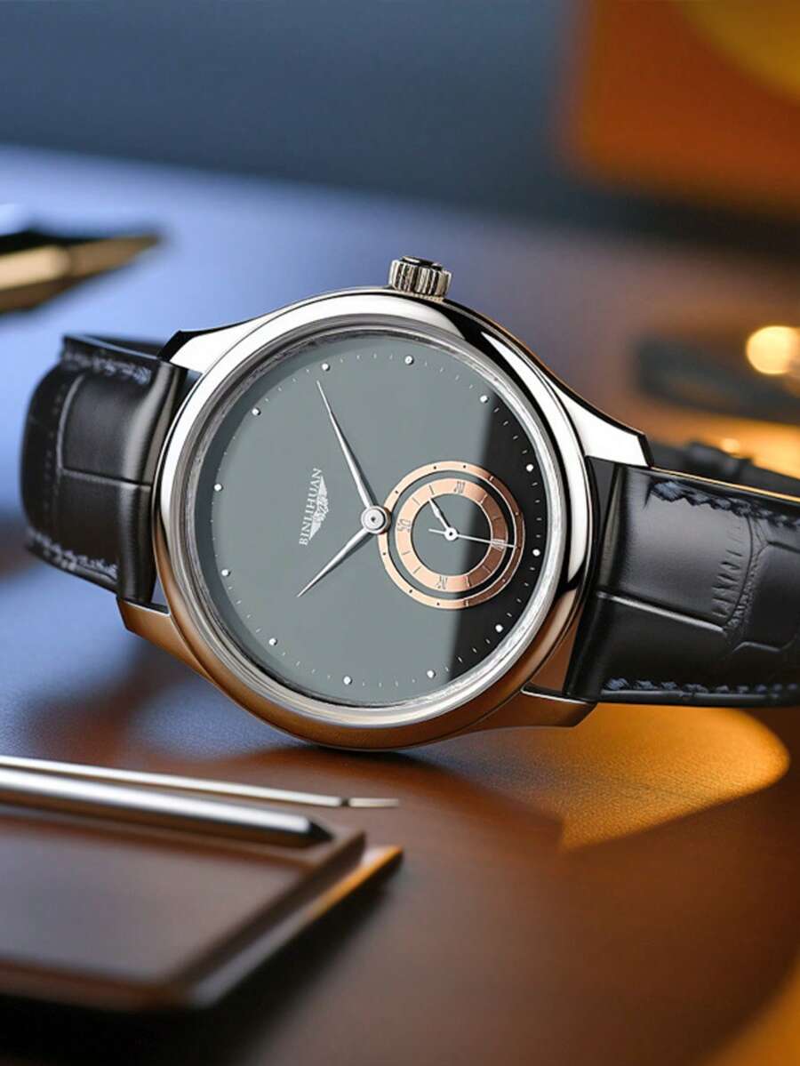 Men's Gift Watch, Men's Quartz Wrist Watch, Classic & Fashion High-End Waterproof Style - Men's Watch 04 - View 1