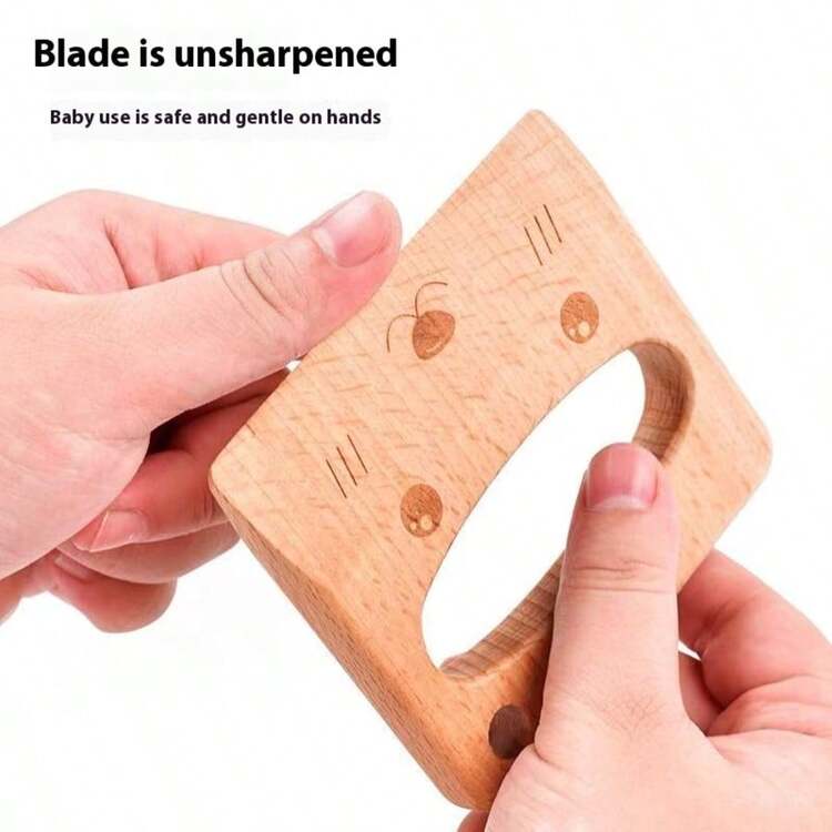 木制儿童刀烹饪玩具仿真刀切水果蔬菜儿童厨房过家家玩具蒙特梭利教育 - 廚房木刀 - 查看 10