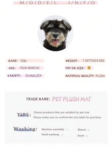 1PC Washable Plush Pet Crate Bed For Dog Anti-Slip Pet Mat Bed For Cat Fluffy Comfy Pet Sleeping Mat For Large, Jumbo, Medium, Small Dogs Breeds - Red and White - View 3