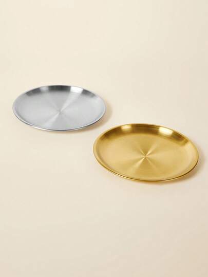 PETSIN 6.7 英寸（17 厘米）不锈钢猫碗，浅食盘，适合猫咪，室内猫咪喂食干食或湿食，防止胡须疲劳