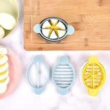 Multifunctional Egg Slicer, Household Egg Cutter Three In One, Preserved Egg Cutter, Egg Cutter, Egg Divider, Convenient Breakfast Supplies, Family Dinner Supplies, Party Supplies - 隨機顏色 - 查看 7