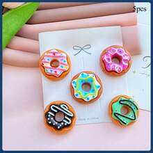 Creative Cute Mini Donut Fridge Magnets, Personalized Kitchen And Office Whiteboard, Storage Cabinet, Fridge Magnets, Kitchen Decor, Home Decor - Multicolor - View 8