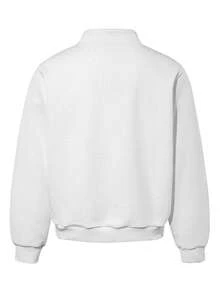 Men's Old Money Textured Jacquard Casual Sports Sweatshirt , Fall