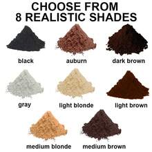 15克/0.529盎司增发纤维，天然增发纤维，适用于头发稀疏和脱发，增发粉，填充发际线和鬓角，隐形，防汗，持久，即刻遮盖白发，增发粉，遮盖脱发，使头发看起来更浓密，男女通用 - 15g/0.529oz - 查看 4