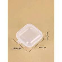 Mini Plastic Storage Box, Clear Jewelry Storage Box, Portable Earplug Pill Storage Case, Jewelry Beads Container With Lid, Multipurpose Organizer For Hardware Small Craft Gadgets