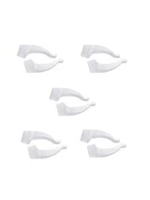 زوج/3 أزواج/5 أزواج من خطافات الأذن السيليكونية المانعة للانزلاق، أكمام ساق النظارات، مثبت إطار النظارات، قبضات شفافة، حامل النظارات، إكسسوارات النظارات