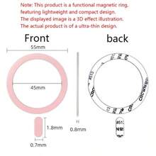 MagneGrip Pro Series: Universal Ultra Thin Magnetic Sticker Plate Kit For Wireless Charging | Strong Magnetic Mount Accessories For Car Dashboard, Air Vent, Home Office | Phone Metal Ring Pad Compatible With Iphone 15 Pro Max 14 13 Sam Sung Galaxy S24 Ultra Pixel 8 Case | MagSafe Compatible Metal Sheet | Anti-Slip Secure Holder,Ultra-Thin Design, Casing Does Not Bulge Compatible With IPhone, Android Phone, Gift For Birthday, Family, Friends Car Accessories Car Phone Holder