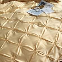 Full Satin Bedding Set In Wine Red, Silk - Like, Luxury Soft Burgundy Comforter Cover, Chic Bedroom Decor, Zippered (1 Duvet Cover + 2 Pillow Cases) - 多色 46 - 查看 3