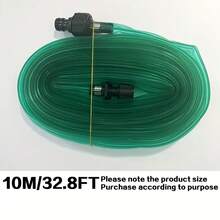 1 Set Manguera de rociado universal verde de PVC | Longitudes de 3m-30m para enfriamiento de trampolines y riego de jardines