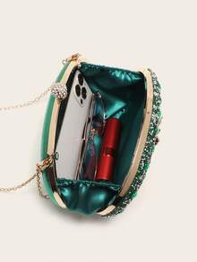 Rhinestone Jewelry Set Bling Necklace Earrings Bracelets Set For Women Evening Clutch Bag Bridal Wedding Sparkling Sunflower Crystal Glass Diamond Decoration Purse For Women Prom With Detachable Metal Chain For Wedding And Party Shoulder Bag For Women Clutch Purses For Ladies Bag Women's Handheld Evening Bag Versatile Glitter Handheld Bag Cocktail Party Wedding New Wallet Banquet Bag