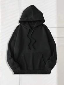 Customized Men's Hoodie, Boyfriend Style Loose Comfortable Sweatshirt, Casual, Loose, Outdoor, Holiday, Streetwear, Customized Graphic Design, Men's Hoodie, Black Top, Holiday Gift, Valentine's Day/Birthday/Anniversary Photo Customization, Gift For Him, Customized Casual Sweatshirt, Fall Winter