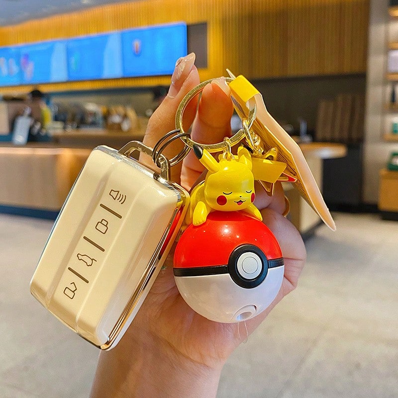 Móc khóa phát sáng Glow Charm - Phụ kiện phát sáng được cấp phép chính thức, có hình Eevee. Chất liệu với các cạnh được mài nhẵn, hoàn hảo để thêm ánh sáng vui nhộn cho túi xách hoặc các hoạt động ban đêm. - Màu vàng - Xem 1