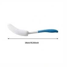 1 pieza Cepillo de baño para la espalda, cepillo de ducha con mango curvo largo y bolsa de malla, cepillo de frotación reemplazable, exfoliante para la piel y cepillo suave para la espalda, longitud de 15.35 pulgadas/39 cm