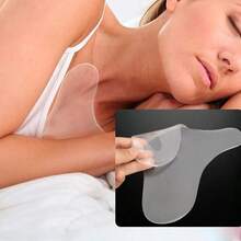 可重复使用的硅胶透明胸部痤疮垫，亲肤美容护肤工具，用于去除胸部皱纹 - 彩色 - 查看 6