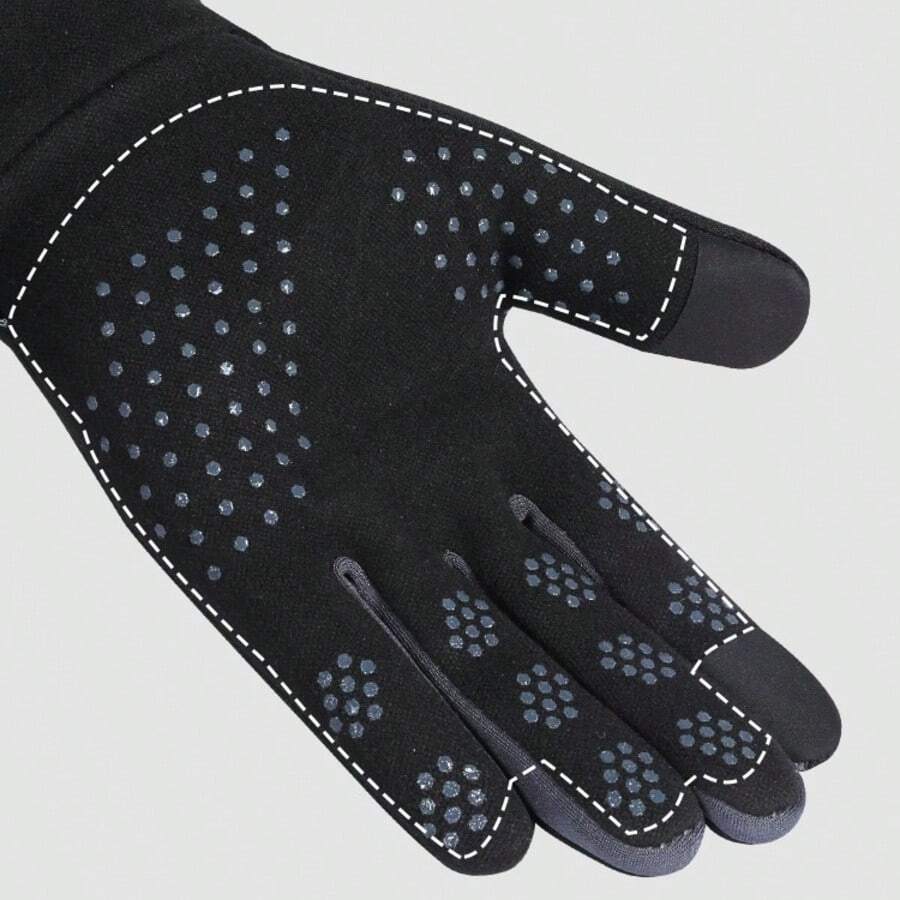 Unisex Minimalist Faux Fur Gloves, Wholesale, Autumn/Winter Warm Fleece Lined Touch Screen Gloves