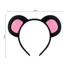 新品热销时尚个性饰品爆款鼠耳头饰舞台表演游戏配件创意道具批发卡通可爱动物头饰套装万圣节 - 彩色 - 查看 4