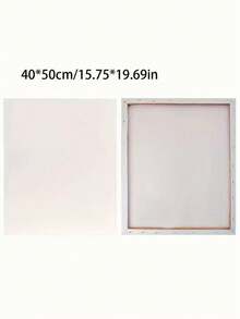 1 pezzo Grande tela su telaio in legno pre-tesa, adatta per pittura, artigianato e progetti di arte fai-da-te, telaio interno spesso, tela pre-tesa, decorazione pittorica in stile nordico fai-da-te, creazione artistica, con staffa anti-deformazione, ideale per opere d'arte da parete/pitture decorative, forniture artistiche essenziali per lo studio, regalo ideale per le vacanze