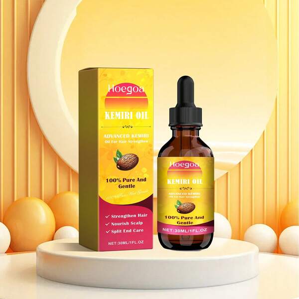 30 ml plantaardige haarolie, voedende formule voor droog, pluizig haar, gespleten punten, glad en glanzend haar