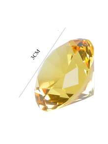10-Color 3CM Crystal Diamond-Shaped Decorative Cutting Glass Giant Gemstone Wedding Office Desktop Decoration Item Birthday Gift - Multicolor - View 7