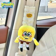 SPONGEBOB 1pc/2pcs Car Seat Belt Shoulder Cover Cartoon Four Seasons Creative Seat Belt Anti-Rub Interior Decoration Complete Set - one-size - View 17