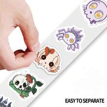 SCXXBSW 500 Sheets/Roll Halloween Fun And Exquisite Roll Stickers DIY Decoration Guitar Notebook Skateboard Stickers - Multicolor - View 4