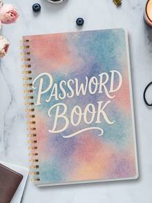 BUBU 1 本密码簿英文地址簿电话簿多功能笔记本精装商务办公笔记本带腕带，精装密码簿，8.5 * 5.5 英寸密码存储设备，用于互联网登录、网站、用户名、密码，返回学校用品