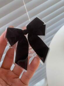 1pc Bow-Knot Phone Holder, Suitable For Any Smartphone, Retractable Air Cushion Stand, Adhesive Tabletop Slouchy Bracket