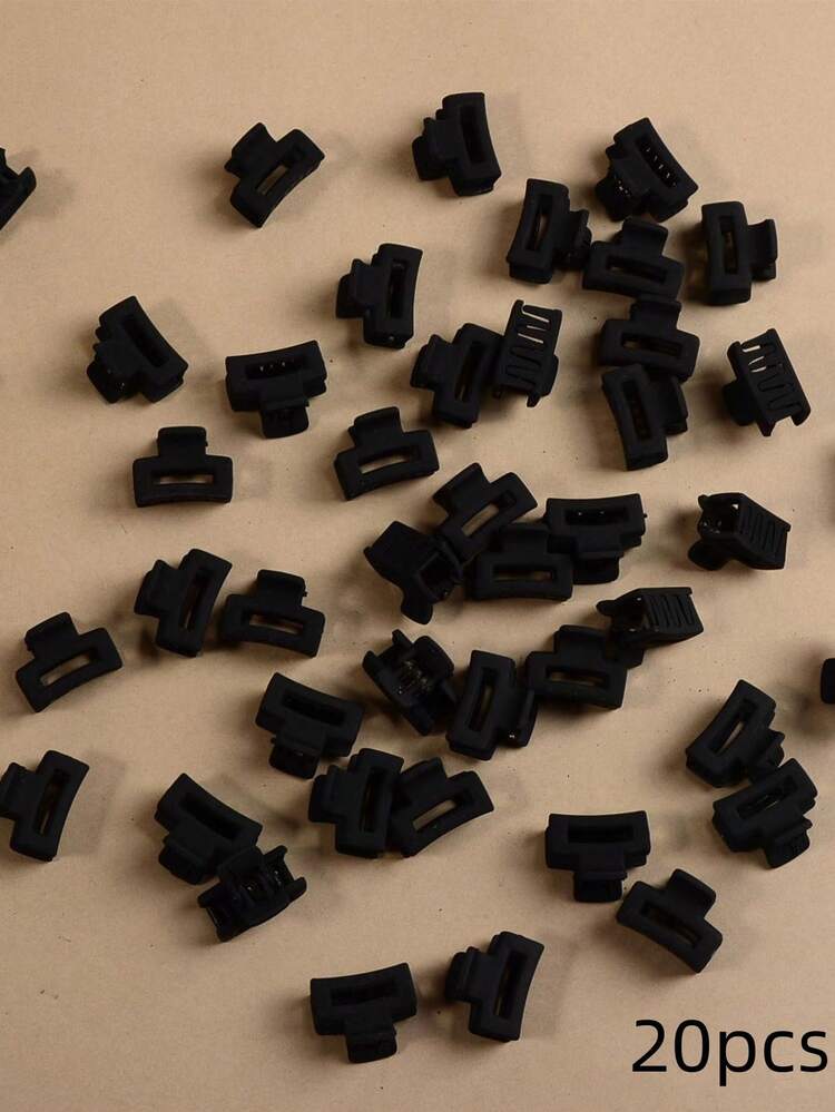 10/20/30 Peças Grampos de Cabelo Versáteis e Elegantes de Tamanho Pequeno, Grampos de Cabelo para Franja de Mulheres e Senhoras, Mini Presilhas de Cabelo Simples, Acessórios de Cabelo Vintage, Ganchos de Cabelo de Verão, Presilhas de Cabelo, Clipes de Cabelo, Presilhas de Cabelo, Clipes de Cabelo, Clipes de Cabelo para Férias e Looks de Inverno para Mulheres - Multicolorido - Visão 15