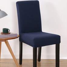 Geometrisches Muster bedruckte Stuhlbezüge für Esszimmer, Stretch Spandex Husse für Parsons Stühle, waschbare Anti-Staub Sitzbezüge für Küche, Hochzeit, Party