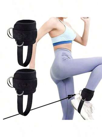 Ankle Straps For Cable Machines, Adjustable Ankle Cuff For Cable Machine, Comfort Padded Gym Workout Ankle Straps For Butts, Leg Kickbacks, Glute Weighted Ankle Strap, Legs Straps For Cable Machine