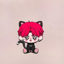 Accesorio de mochila de alta calidad, gran regalo para amigos - Insignia/broche creativo de Choi Yeon-Jun en versión Q de dibujos animados lindos de TXT Merchandise - Multicolor - Ver 5