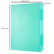 1pc A4 Plastic PP File Box, Suitable For Students, Multi-Layer Portable Double-Layer Data File Box, Subject Classification Account, Work, Exam Use, Waterproof Contract Storage Box, Back To School Student Supplies, With Instructions, ID Card Classification Storage Box, Back To School Essential, Office Essential, Applicable For Students, Office Workers, Finance Personnel - A - View 7