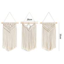 3 件手工编织小挂毯波西米亚风格家居墙壁装饰壁挂，房间旗帜，房间装饰，挂毯，墙壁艺术，房间用品，房间旗帜，家居装饰，壁挂