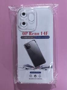 Transparent Four-Corner Anti-Fall Protective Case, Applicable For OPPO/OnePlus Series Smartphones, Transparent Four-Corner Anti-Fall Phone Case, Phone Case, Phone Protective Cover, Phone Shell, Phone Cover, Anti-Drop Phone Case, Transparent Phone Case, Minimalist Phone Case, Solid Color Phone Case, Transparent Phone Case, TPU Anti-Fall Phone Case (Military-Grade Anti-Drop)