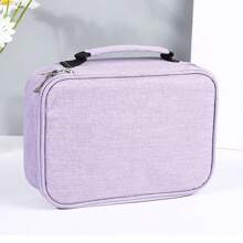 1个创意新款72格笔筒收纳盒，铅笔、马克笔、画笔收纳盒，多功能大容量笔筒，带2个可拆卸笔套，可拆卸肩带，学生必备文具收纳盒，返校礼物，文具包 - 收納包 - 查看 10