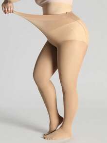 1pc Women's Thermal Lined Leggings, Fashionable Minimalist Velvet Thick Skinny Pants