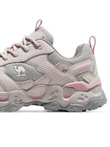 CAMEL CROWN 女士户外徒步鞋，休闲透气防滑耐穿徒步运动鞋 - 灰色 - 查看 2
