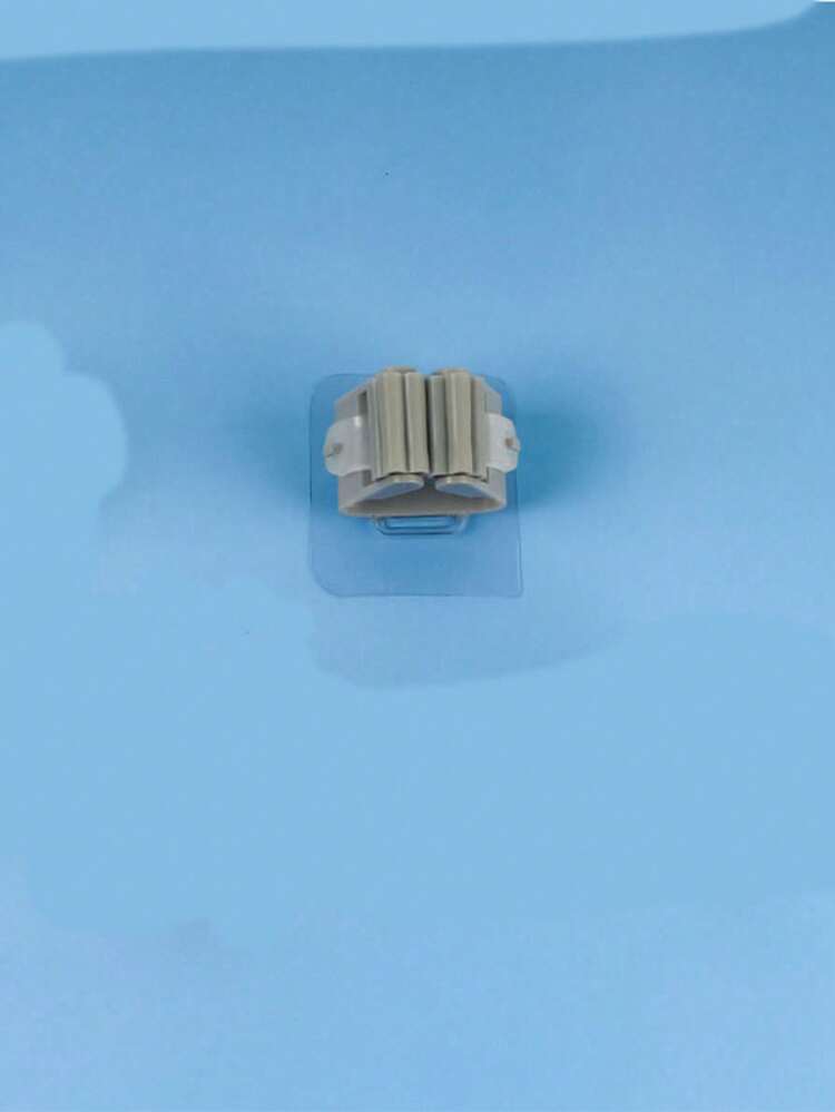 4 件套免钻拖把架、挂钩、浴室拖把挂钩、多用途粘钩、扫帚挂钩夹、厨房、浴室返校配件 - 灰色 - 查看 6