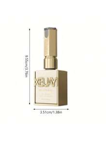 XEIJAYI 4 piezas de 15ml Gel de florecimiento para uñas, recubrimiento de goma transparente de larga duración, fortalecedor de uñas LED UV, acabado brillante superior de esmalte de gel para uñas