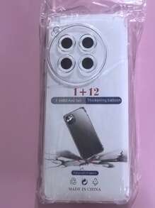 Transparent Four-Corner Anti-Fall Protective Case, Applicable For OPPO/OnePlus Series Smartphones, Transparent Four-Corner Anti-Fall Phone Case, Phone Case, Phone Protective Cover, Phone Shell, Phone Cover, Anti-Drop Phone Case, Transparent Phone Case, Minimalist Phone Case, Solid Color Phone Case, Transparent Phone Case, TPU Anti-Fall Phone Case (Military-Grade Anti-Drop)