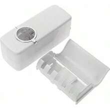 Dispensador de pasta dental+ soporte de cepillo dental - Multicolor - Ver 3