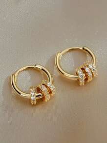 2pcs Hip Hop Fashion Star Shape Men'S Earrings Fashion Accessories - 6342 - View 12