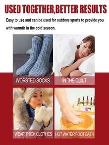 Foot Warmer Pads, Toe Heater, Foot & Body Warmer, Unisex, Long-Lasting Heating To Warm Up Whole Body Through Heating Feet Christmas Gifts, Hand Warmers, Gifts For Men, Stocking Stuffers, Hand Warmers Rechargeable Insulation,Galentines,Puppy,Carnival,Party Decorations