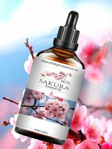 Christmas 1pc 30ml / 1-Ounce Large Bottle Of Cherry Blossom Aromatherapy Essential Oil With Dropper, Suitable For All Scenarios. Space Aromatherapy Essential Oil Is Suitable For Humidifiers And Diy Aromatherapy Candles Home Decor New Year Gift - Multicolor - View 4