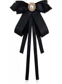 Women's Clip On Bowtie - Pre Tied Tie Wedding, Parties, Work - Elegant Accessory Women & Girls