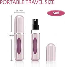 Portable Mini Refillable Perfume Atomizer Bottle, Travel Size Refillable Perfume Refill Bottle - Perfume Atomizer Refillables, Scent Pump Case, Small Perfume Spray 1 Pcs Pack Of 5 Ml - màu sắc ngẫu nhiên - Xem 4