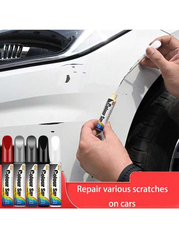 12ml Color Smart Car Paint Repair Pen, Car Touch-Up Pen, Car Paint Scratch Repair Pen, High-Quality Deep Repair Of Car Scratches, Covering Car Stains And Scratches, Simple And Fast Operation, Car Beauty Tools, Make Your Car Look Brand New(New And Old Versions Are Shipped Randomly)